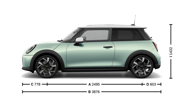 MINI Cooper 3 portes - dimensions - image d'introduction